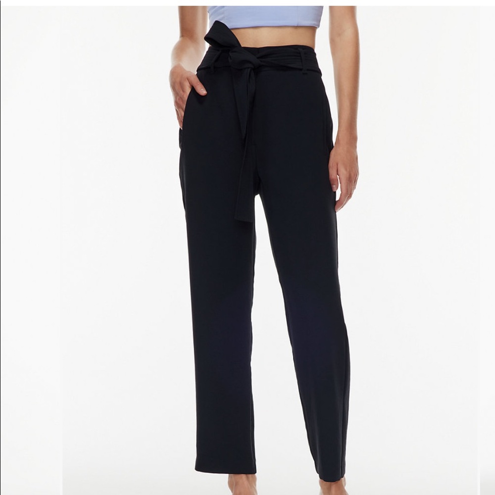 Aritzia Wilfred Tie-front trouser pants
